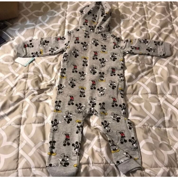 Baby Disney Mickey Mouse Zip Up Onsie Size 24 Months - Picture 8 of 8